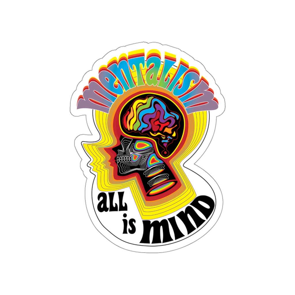 All is Mind Sticker (White) Hermetic Kabbalah spiritual stickers –  BlissOfInfinity