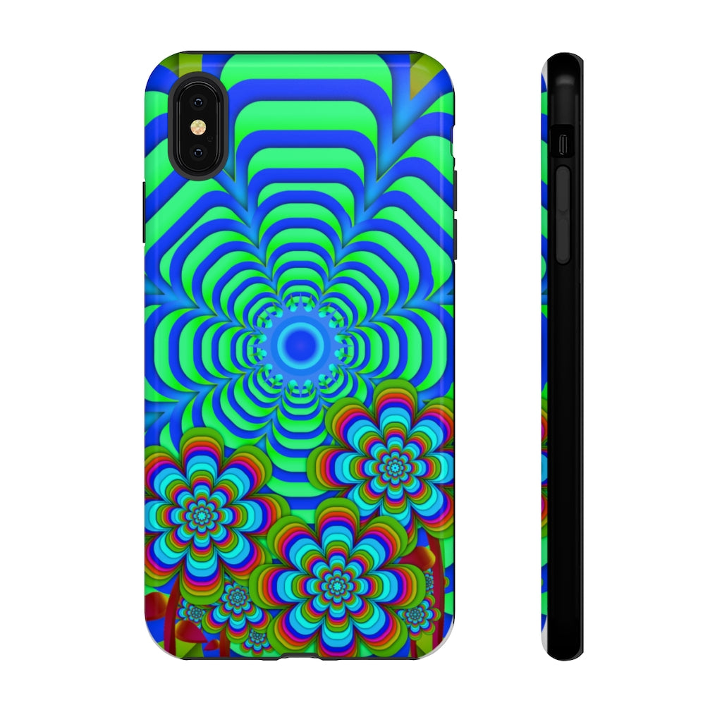 Sun Gazer Blue iPhone Case