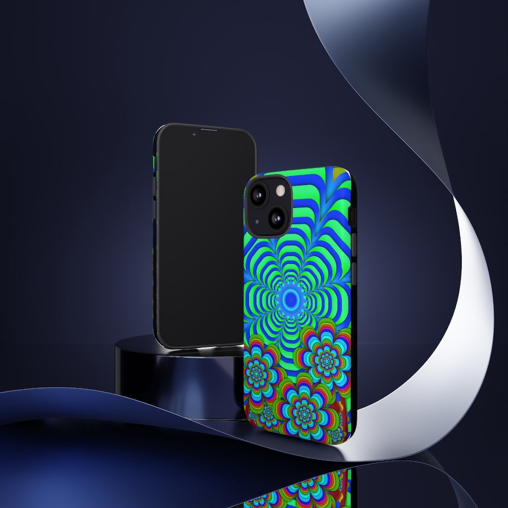 Sun Gazer Blue iPhone Case