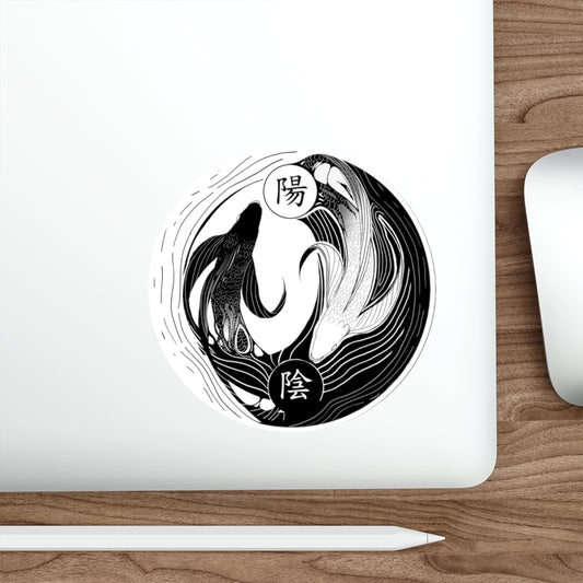 YIN YANG Balance Chinese Cosmic Duality Stickers