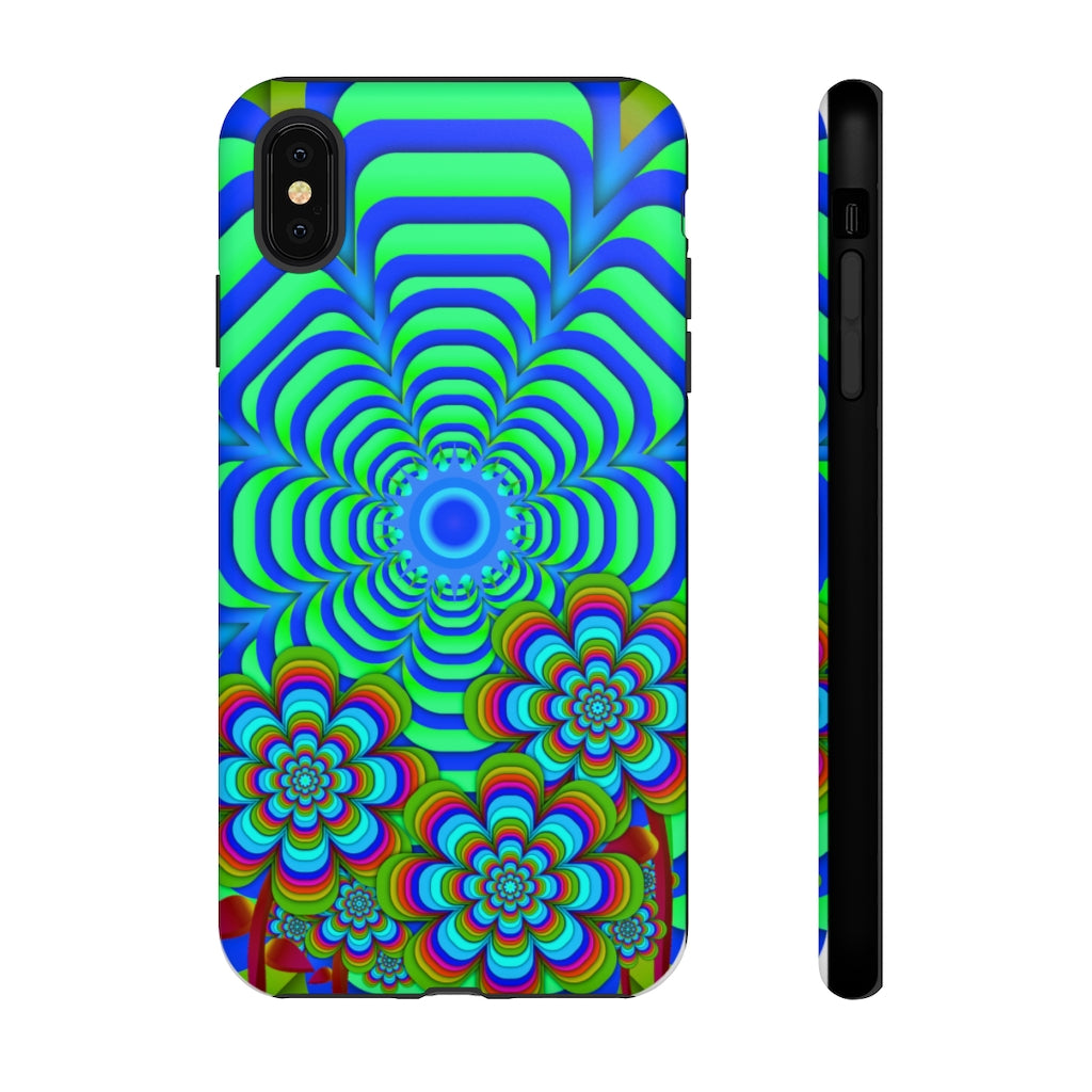 Sun Gazer Blue iPhone Case