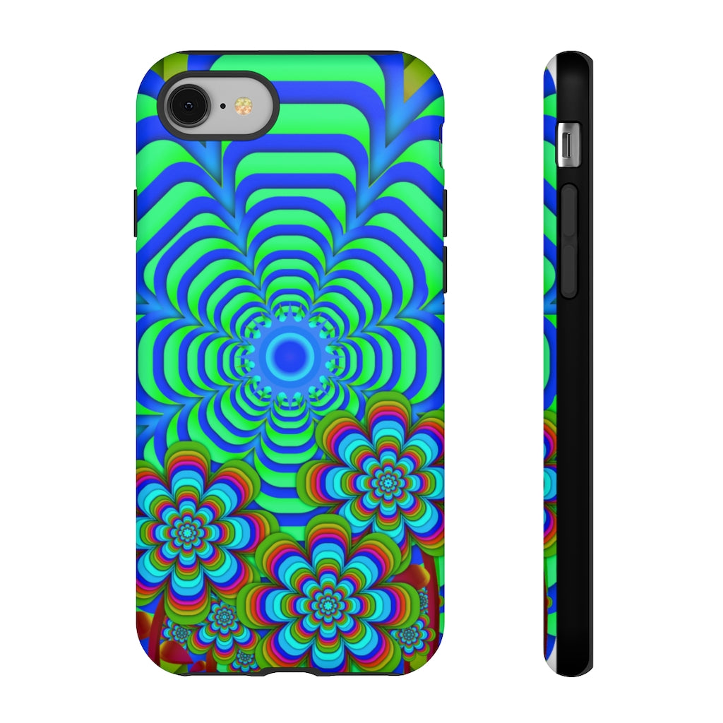 Sun Gazer Blue iPhone Case