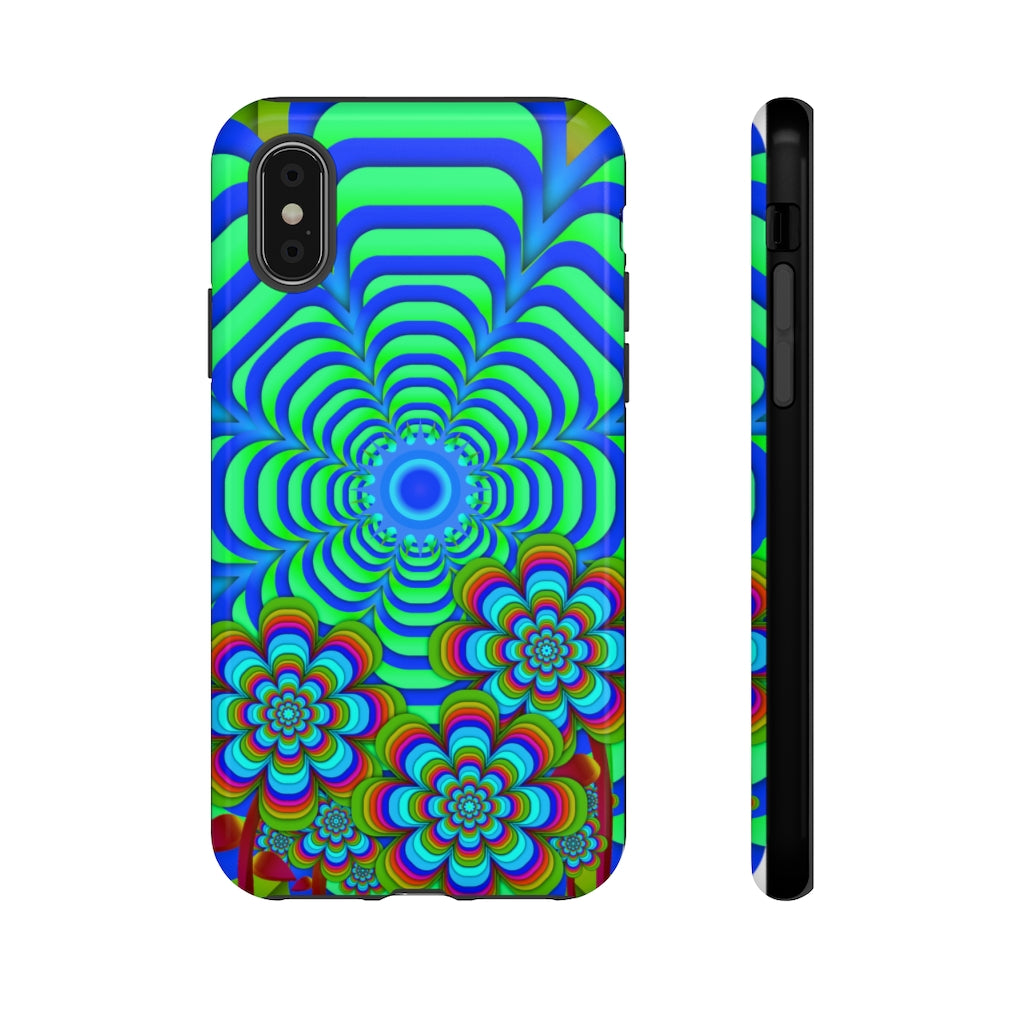 Sun Gazer Blue iPhone Case