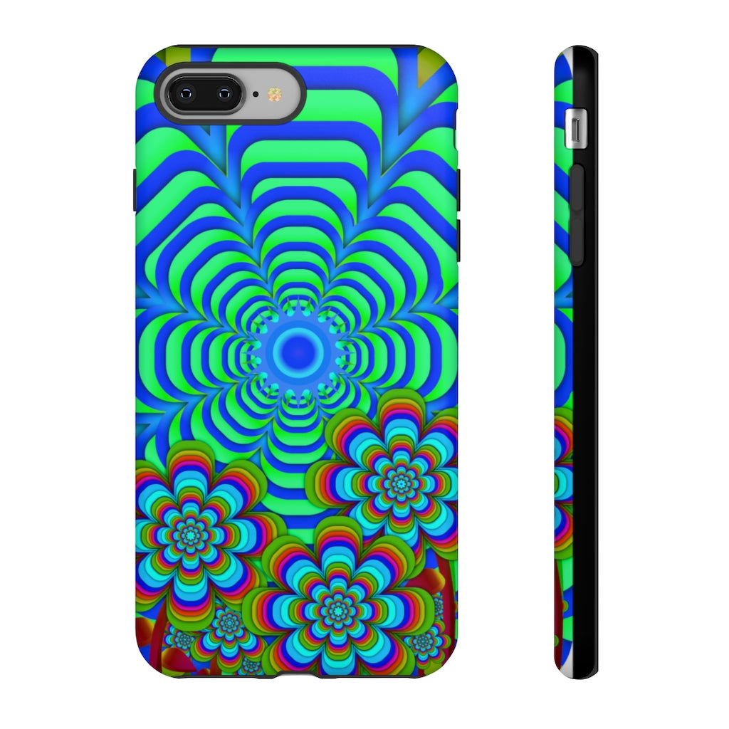 Sun Gazer Blue iPhone Case