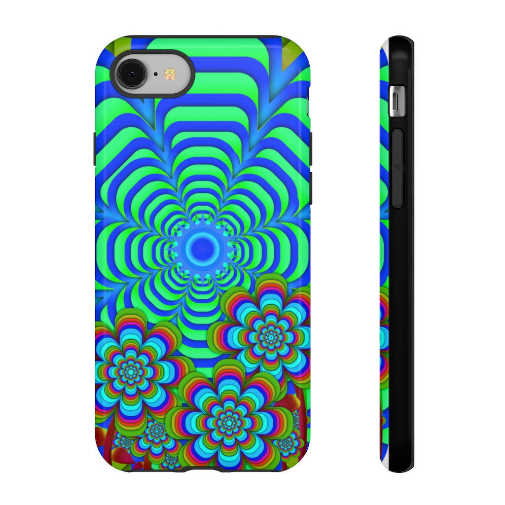 Sun Gazer Blue iPhone Case